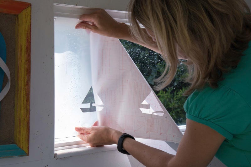 d-c-fix 338-8011 Privacy Glass Reusable Static Cling Window Film, Frost, 26" x 59" Roll - Image 4